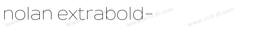 nolan extrabold字体转换